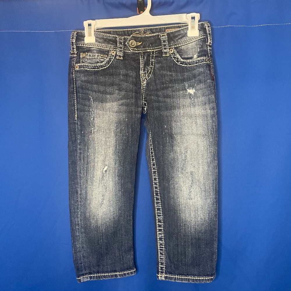 Silver Jeans Cropped SIZE: W25